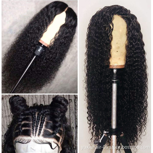 Cheap Wholesale 100% HD Transparent Full Lace Part Frontal Brazilian Virgin Hair Lace Front Human Hair Wigs For Black Women